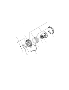 Alternator Diagram and Parts List for 030238  Briggs and Stratton Generator